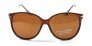 Dámske slnečné okuliare DKO brown/gold + puzdro