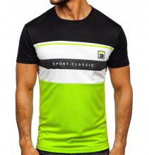 Pánske tričko S-Classic black/green