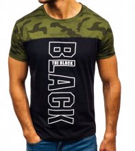 Pánske tričko BLC black/camuflage