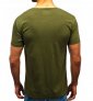 Pánske tričko BRC green/camuflag