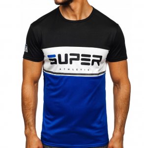 Pánske tričko S-Athle black/blue