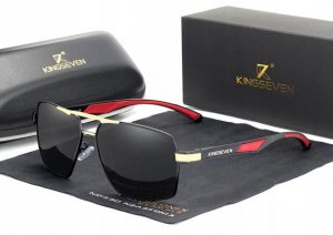 Pánske slnečné okuliare K7 black/red